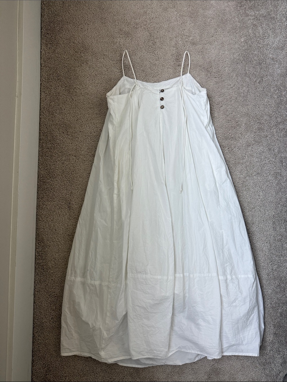 Free People White Cotton Maxi Dress - Picture 2 of 8